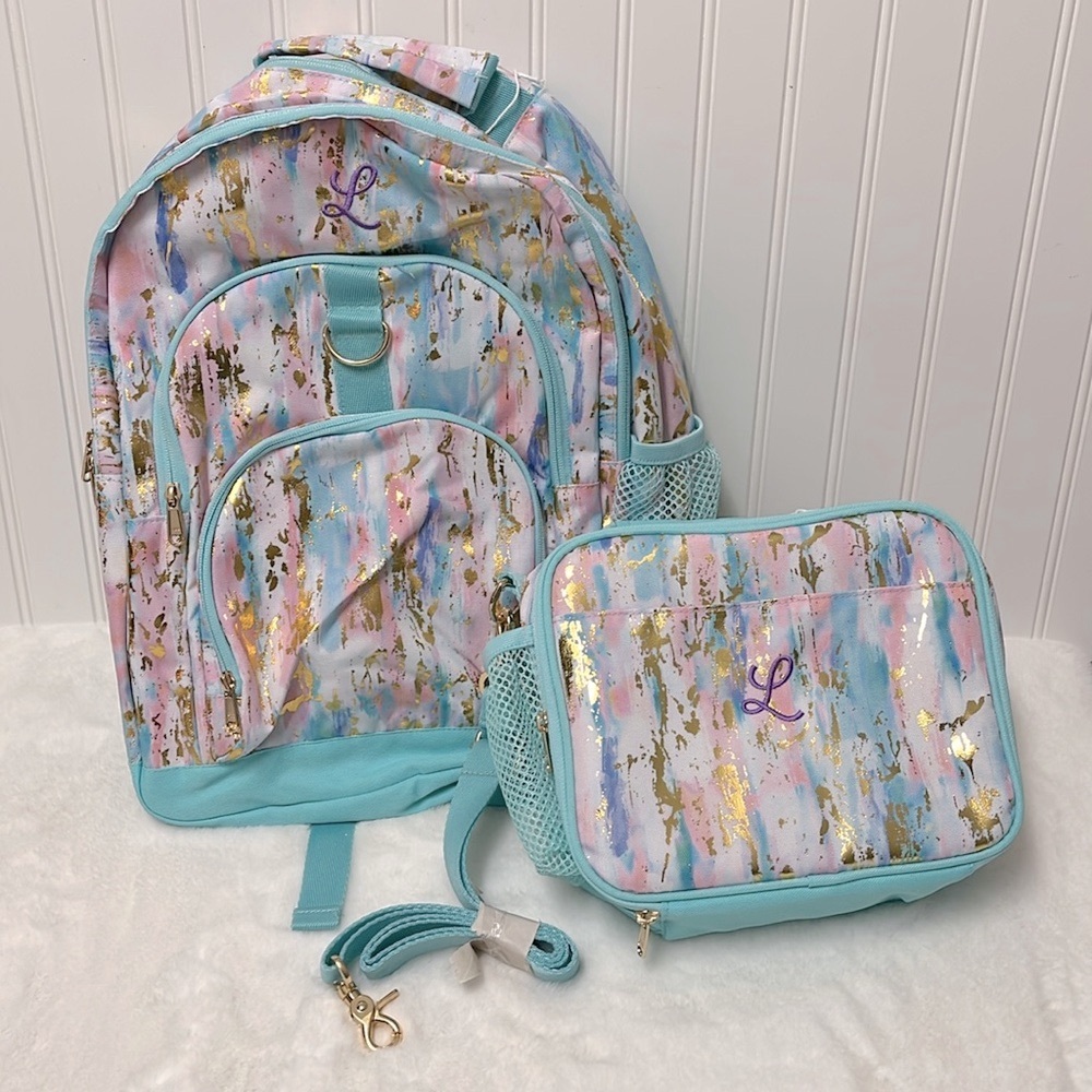 Pottery Barn Teen Gear-Up Artsy Backpack and Lunch Box